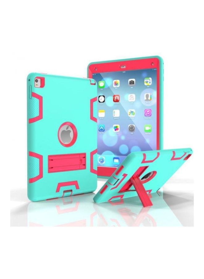 Protective Case Cover With Kickstand For Apple iPad mini 7.9-Inch Aqua/Pink - Image 2